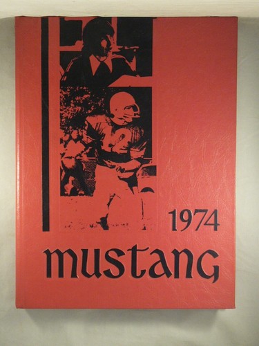 1974 mustang yearbook the - mustang, yearbook,